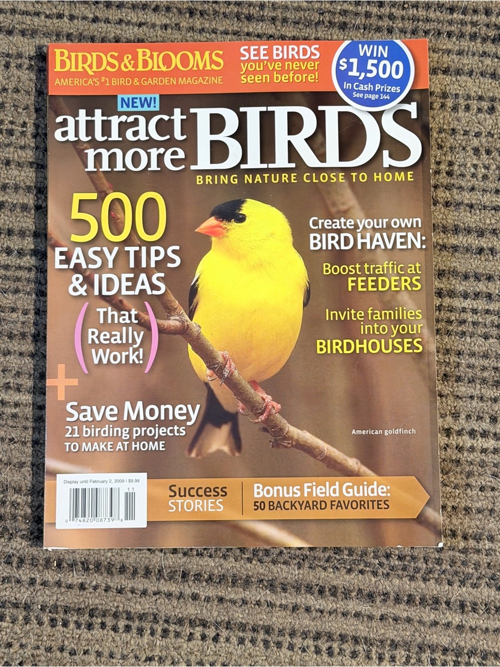 Attract More Birds Magazine - Yellow Cover ()